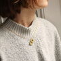 Tiny Small Heart Miniature Personalised Locket Necklace, thumbnail 11 of 12