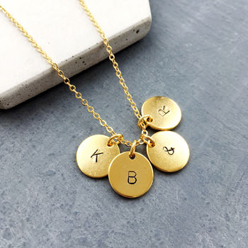 Personalised Family And Friends Disc Necklace, 2 of 4