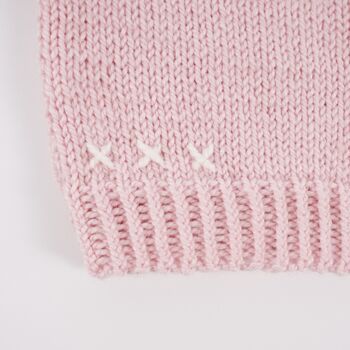 Emma Baby Jumper Knitting Kit, 7 of 10