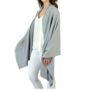 Personalised Grey Pure Cashmere Travel Wrap Gift, thumbnail 5 of 10