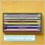 18th Birthday Music Print Number Ones Since 2007 Personalised, thumbnail 7 of 9
