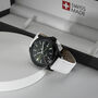 Propulsion Swiss Watch With Wedding White Strap, thumbnail 1 of 7