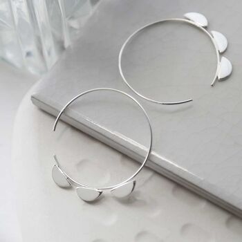 Sterling Silver Alaska Hoops, 3 of 6