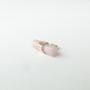 9ct Gold Rose Quartz Gemstone Single Stud Earring, thumbnail 1 of 4