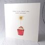 Happy Birthday Card And Candle Gift: Cupcake, thumbnail 2 of 4
