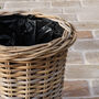 Round Rattan Planter, thumbnail 2 of 5