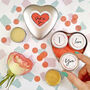 Personalised Love Message Heart Lip Balm Gift Set, thumbnail 1 of 9