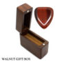 Red Tiger Eye Guitar Pick / Plectrum In A Gift Box, thumbnail 5 of 7