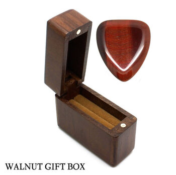 Red Tiger Eye Guitar Pick / Plectrum In A Gift Box, 5 of 7