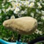 Genuine Sheepskin Cycle Bike Seat Cover Natural Wool, thumbnail 7 of 8