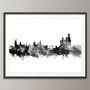 Amsterdam Skyline Cityscape Art Print, thumbnail 3 of 8