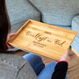 Personalised Breakfast In Bed Serving Tray, thumbnail 3 of 4