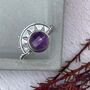 Sterling Silver Crown Amethyst Statement Ring, thumbnail 1 of 11