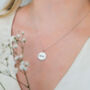 Personalised Mantra Disc Necklace, thumbnail 4 of 9
