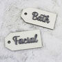 Antique Wash Hamper With Personalised Wooden Tag, thumbnail 2 of 6