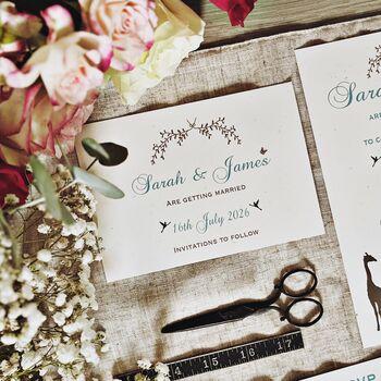 Safari Animals Wedding Stationery, 2 of 8