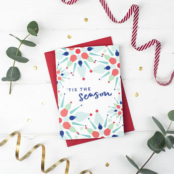 Pack Of Eight Festive Christmas Cards, 5 of 10