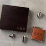Personalised Hip Flask Gift Set For Men, thumbnail 6 of 8