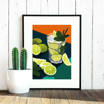 Mojito Food And Drink Print, 3 of 4