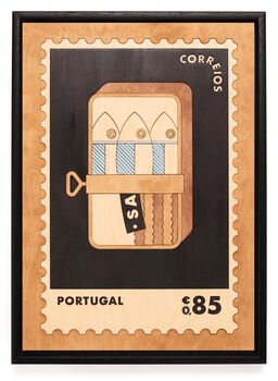 Portuguese Sardines In A Tin Wooden Wall Art, 10 of 10