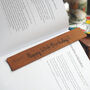 Personalised Grandparents Leather Bookmark, thumbnail 4 of 7