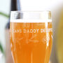 Personalised 'All That Gardening' Pint Glass, thumbnail 7 of 8