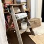Vintage Tall Wooden Step Stool Ladder, thumbnail 5 of 10
