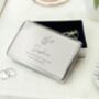 Personalised Floral Design Lidded Jewellery Box, thumbnail 3 of 3