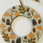 Floral Mosaic Hanging Indoor Wreath Decoration, thumbnail 2 of 11