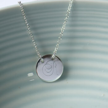 Initial Sterling Silver Necklace, 2 of 12