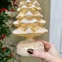 Light Up Vintage Gold Glass Tree, thumbnail 4 of 6