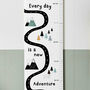 Personalised Road Adventures Height Chart, thumbnail 2 of 4