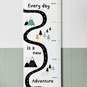 Personalised Road Adventures Height Chart, 2 of 4