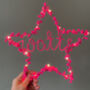Personalised Pom Pom Fairy Light Star, thumbnail 5 of 10