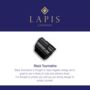 The Duo Black Tourmaline Necklace, Silver, thumbnail 9 of 12