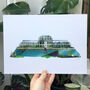 'Kew Gardens, London' Recycled Paper Collage Print, thumbnail 1 of 5