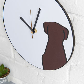 Sitting Dog Wall Clock, 2 of 2