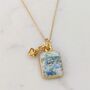 The Duo K2 Jasper Necklace, 18ct Gold Plated, thumbnail 1 of 10