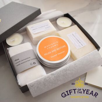 Vegan Organic Wellness Shower Spa Gift Set, 10 of 10