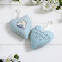 Personalised Initial Hanging Heart Birthday Gift For Her, Any Age, thumbnail 3 of 12