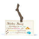 shirley stuffed sheep