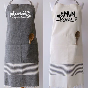 Personalised Pure Cotton Kitchen Apron, 11 of 12