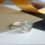 Silver 'Happiness' Amulet Ring, thumbnail 8 of 8