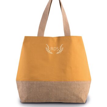 Personalised Canvas And Jute Shopper, 7 of 10