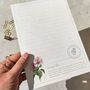 Botanical Flowers Letter Writing Set, thumbnail 2 of 8