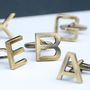 Personalised Modern Initial Letter Cufflinks, thumbnail 2 of 8
