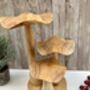 Large Hand Carved Wooden Bali Mushroom Set, thumbnail 4 of 11