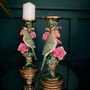 Parrot Ornate Candle Holder Pair, thumbnail 1 of 4