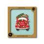 Christmas Holiday Festive Red Car Pack Of 10 Cards, thumbnail 1 of 3