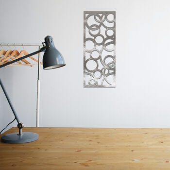 Circular Geometric Metal Wall Art Panel: Modern Decor, 3 of 11